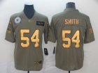 Nike Cowboys #54 Jaylon Smith 2019 Olive Gold Salute To Service Limited Jersey