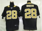 Nike NFL new orleans saints #28 ingram black Elite jerseys