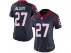 Women Nike Houston Texans #27 Jose Altuve Vapor Untouchable Limited Navy Blue Team Color NFL Jersey