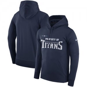 Tennessee Titans Nike Property Of Performance Pullover Hoodie Navy