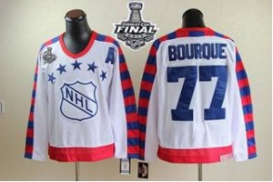 nhl jerseys boston bruins #77 bourque white[2013 stanley cup][patch A]