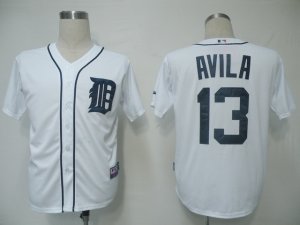 MLB Detroit Tigers #13 Avila White