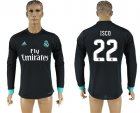 2017-18 Real Madrid 22 ISCO Away Long Sleeve Thailand Soccer Jersey