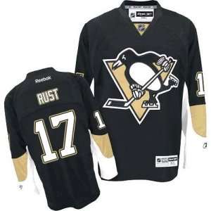 Pittsburgh Penguins #17 Bryan Rust Black Home Stitched NHL Jersey