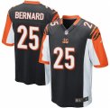 Men's Nike Cincinnati Bengals #25 Giovani Bernard Game Black Team Color NFL Jersey