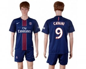 Paris Saint-Germain #9 Cavani Home Soccer Club Jersey