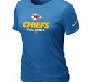 Women Kansas City Chiefs light blue T-Shirt