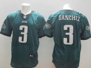 Nike Philadelphia Eagles #3 Mark Sanchez green jerseys(Elite)