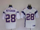 nfl minnesota vikings #28 peterson white