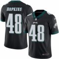 Youth Nike Philadelphia Eagles #48 Wes Hopkins Limited Black Rush NFL Jersey