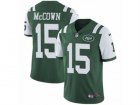 Mens Nike New York Jets #15 Josh McCown Vapor Untouchable Limited Green Team Color NFL Jersey
