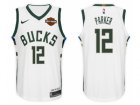 Nike NBA Milwaukee Bucks #12 Jabari Parker Jersey 2017-18 New Season White Jersey