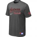 MLB Houston Astros D.Grey Nike Short Sleeve Practice T-Shirt