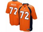 Mens Denver Broncos #72 Garett Bolles Nike Orange 2017 Draft Pick Game Jersey