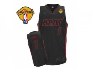 nba miami heat #1 bosh black[number red-black][2013 finals]