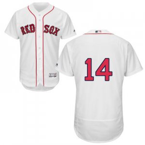 2016 Men Boston Red Sox #14 Jim Rice Majestic White Flexbase Authentic Collection Player Jersey