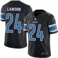 Mens Nike Detroit Lions #24 Nevin Lawson Limited Black Rush NFL Jersey