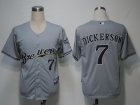 MLB Milwaukee Brewers #7 Dickerson Grey[Cool Base]