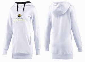 Women Jacksonville Jaguars Logo Pullover Hoodie-057