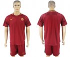 2017-18 Roma Home Soccer Jersey