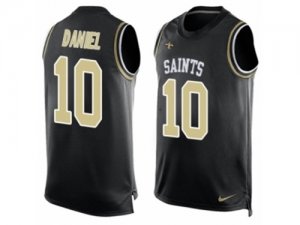 Mens Nike New Orleans Saints #10 Chase Daniel Limited Black Player Name & Number Tank Top NFL Jersey