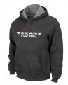 Houston Texans Authentic font Pullover Hoodie D.Grey