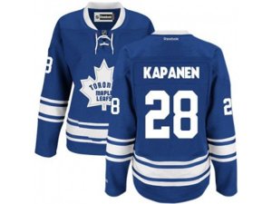 Women Toronto Maple Leafs #28 Kasperi Kapanen Blue Alternate Stitched NHL Jersey