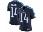 Nike Tennessee Titans #14 Eric Weems Vapor Untouchable Limited Navy Blue Alternate NFL Jersey