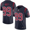 Mens Houston Texans #99 J.J. Watt Nike Navy Color Rush Limited Jersey