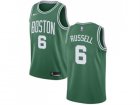 Men Nike Boston Celtics #6 Bill Russell Green NBA Swingman Icon Edition Jersey