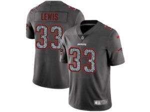 Nike New England Patriots #33 Dion Lewis Gray Static Men NFL Vapor Untouchable Limited Jersey