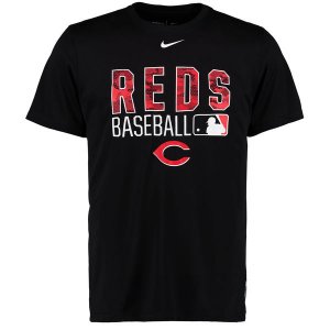 MLB Men\'s Cincinnati Reds Nike 2016 AC Legend Issu T-Shirt - Black