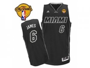 nba miami heat #6 james black[revolution 30 swingman][2013 finals]