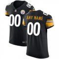Youth Nike Pittsburgh Steelers Customized Black Team Color Vapor Untouchable Elite Player NFL Jersey