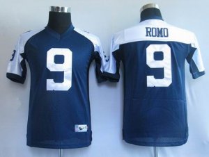 nfl dallas cowboys #9 romo blue[thanksgiving kids]