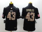 Nike Philadelphia Eagles #43 Sproles black Salute to Service Jerseys(Limited)