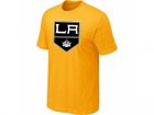NHL Los Angeles Kings Big & Tall Logo Yellow T-Shirt