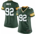 Womens Nike Green Bay Packers #92 Reggie White Limited Green Team Color NFL Jersey