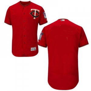 2016 Men Minnesota Twins Majestic Scarlet Flexbase Authentic Collection Team Jersey