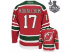 NHL New Jersey Devils 17 Ilya Kovalchuk Red-Green 2012 Stanley Cup Finals Hockey Jersey