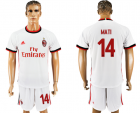 2017-18 AC Milan 14 MATI Away Soccer Jersey