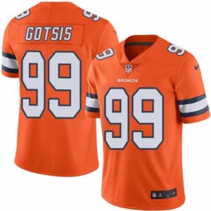 Nike Denver Broncos #99 Adam Gotsis Orange Men\'s Stitched NFL Limited Rush Jersey