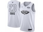 Men Nike New Orleans Pelicans #23 Anthony Davis White NBA Jordan Swingman 2018 All-Star Game Jersey