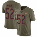 Youth Nike Chicago Bears #52 Khalil Mack Limited Olive 2017 Salute to Service NFL Jersey
