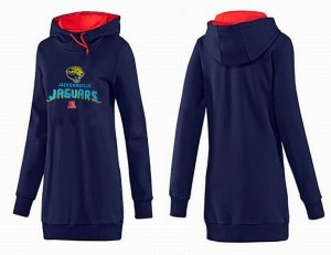 Women Jacksonville Jaguars Logo Pullover Hoodie-024