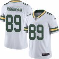 Mens Nike Green Bay Packers #89 Dave Robinson Elite White Rush NFL Jersey