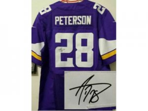 Nike jerseys minnesota vikings #28 peterson purple[new Elite signature]