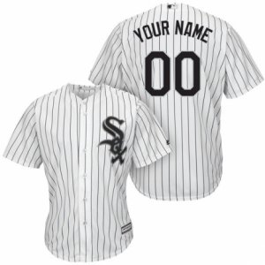 Womens Majestic Chicago White Sox Customized Replica White Home Cool Base MLB Jersey