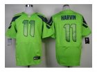 Nike jerseys seattle seahawks #11 harvin green[Elite]