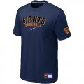 San Francisco Giants D.Blue Nike Short Sleeve Practice T-Shirt